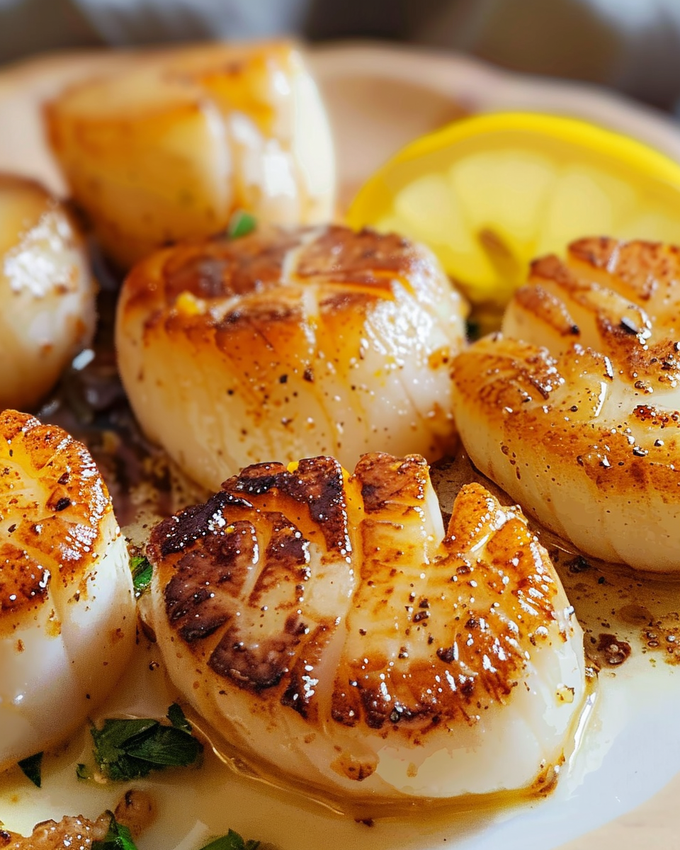 Easy Garlic-Lemon Scallops