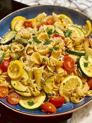 Lemon Butter Pasta & Veggies