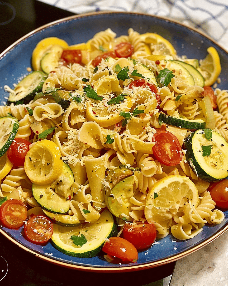 Lemon Butter Pasta & Veggies