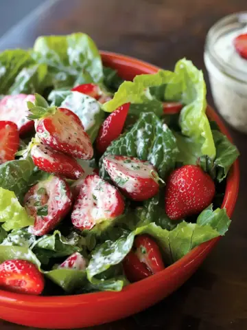 Strawberry Romaine Salad