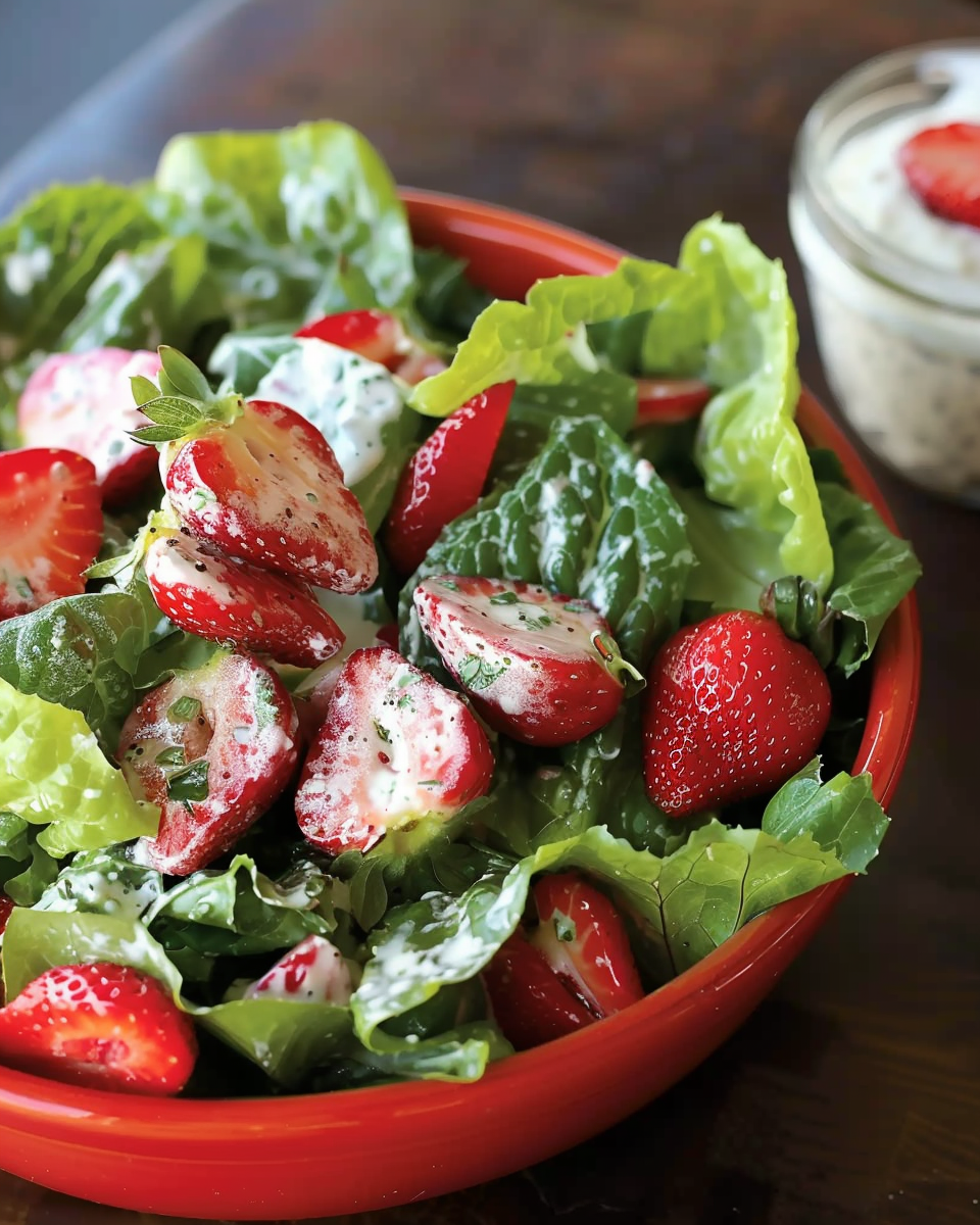 Strawberry Romaine Salad