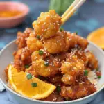 Vegan Glazed Orange Cauliflower “Chicken”