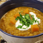 Spiced Pumpkin Lentil Soup