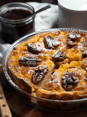 Capirotada with Extra Pecans and Raisins