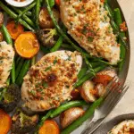 Parmesan Crusted Chicken Sheet Pan Dinner