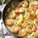 Creamy Lemon Parmesan Shrimp