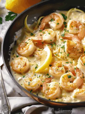 Creamy Lemon Parmesan Shrimp