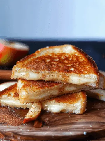 Cinnamon Brie Apple Grilled Cheese