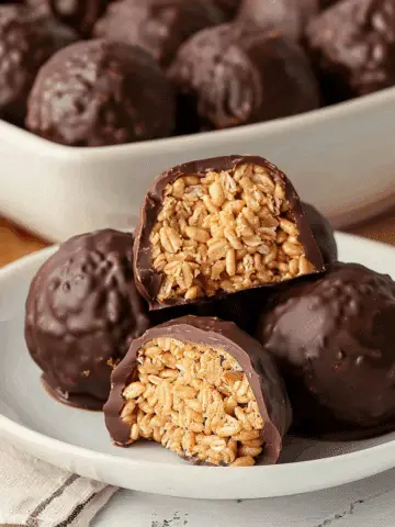 Peanut Butter Balls with Rice Krispies
