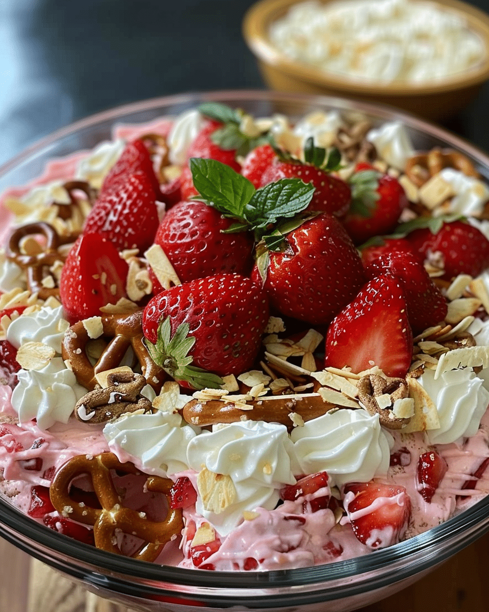 Strawberry Pretzel Salad