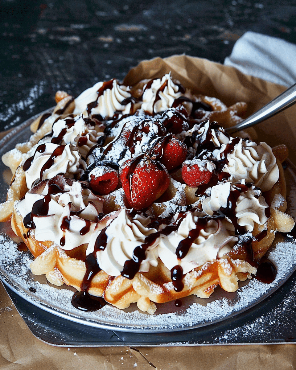 Funnel Cake with Pancake Mix