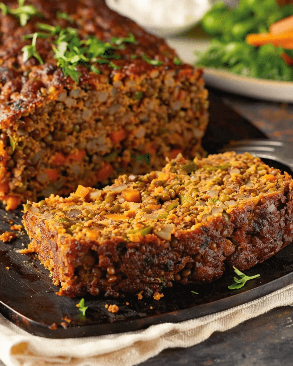 Easy Vegan Lentil Loaf