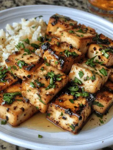 Garlic Herb Butter Tofu