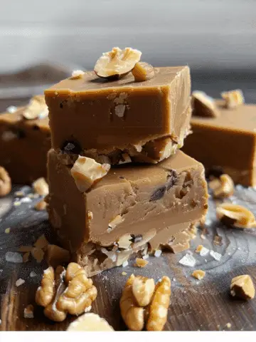 Healthy Coffee Walnut Fudge
