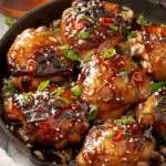 Honey Soy Baked Chicken Thighs
