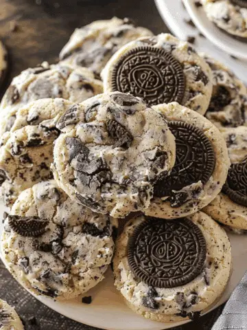 Oreo Chocolate Chip Cheesecake Cookies