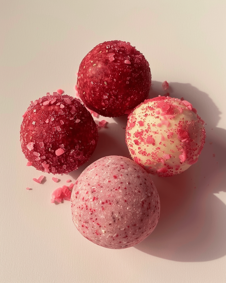 Healthy Strawberry Protein Balls