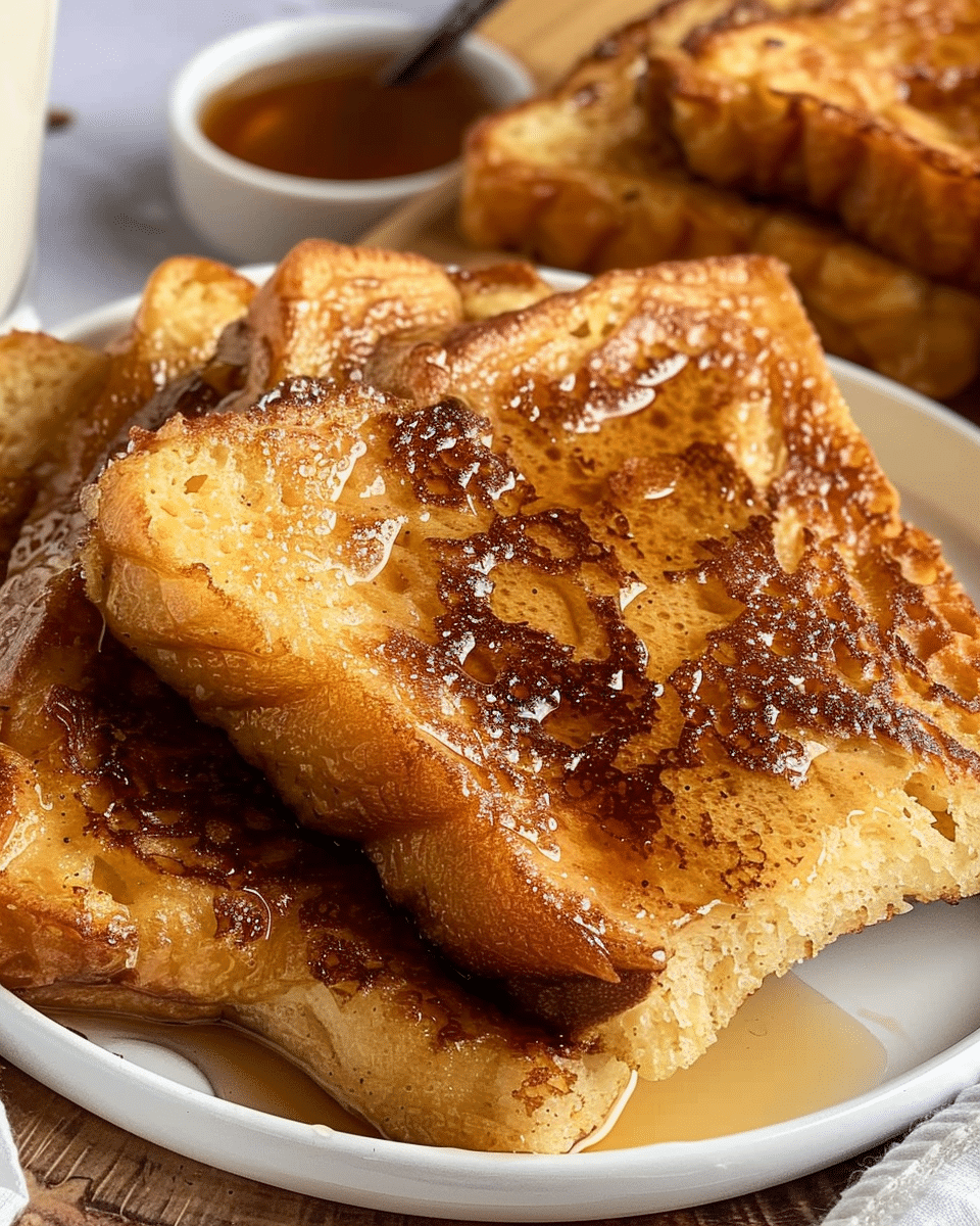 Honey Cinnamon Brioche French Toast