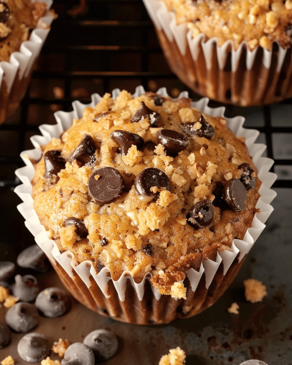 Chocolate Chip Tigernut Flour Muffins