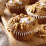 Cinnamon Apple Walnut Muffins