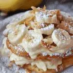 Banana Pudding Funnel Cakes