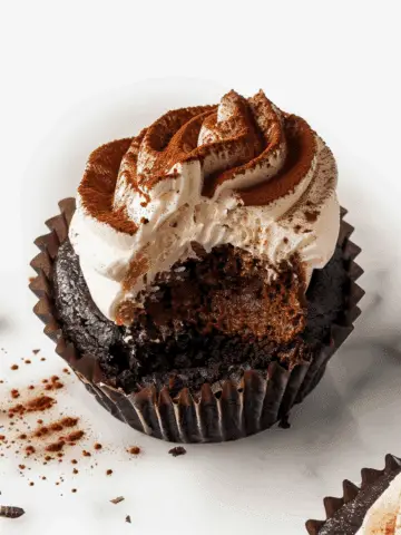 Chocolate Tiramisu Cupcakes