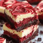 Decadent Red Velvet Cheesecake Brownies