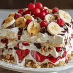 No-Bake Banana Split Cake