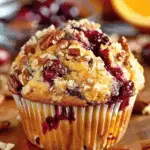 Cranberry Orange Pecan Muffins