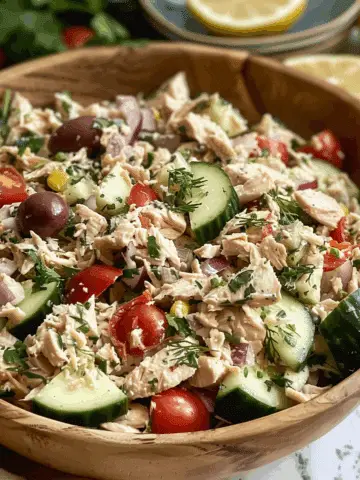 Mediterranean Tuna Salad