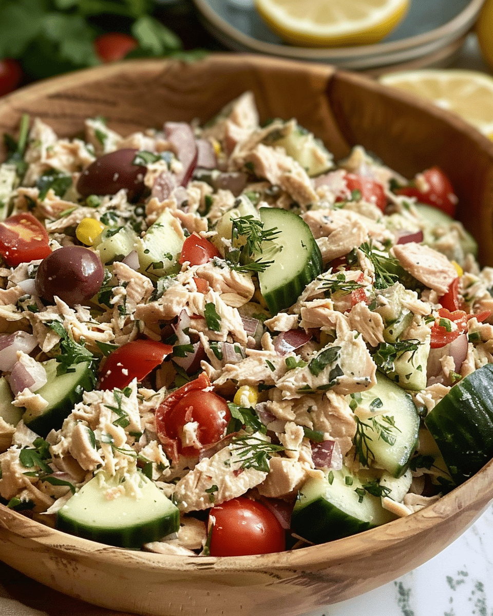 Mediterranean Tuna Salad