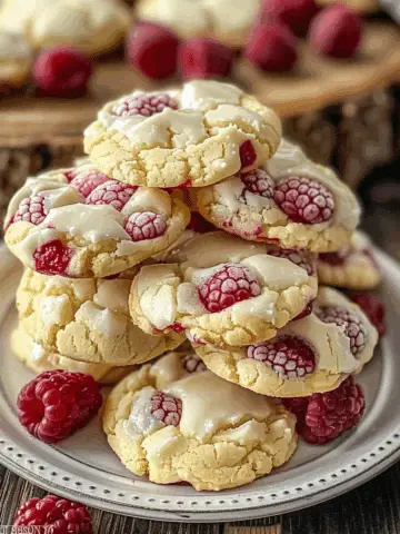 Raspberry Cheesecake Cookies