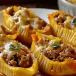 Beef Stuffed Shells with Creamy Ricotta Filling
