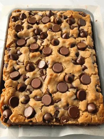 Peanut Butter Chocolate Chip Cookie Bars