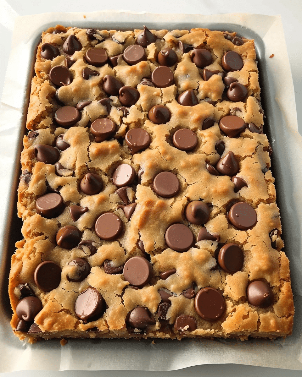 Peanut Butter Chocolate Chip Cookie Bars