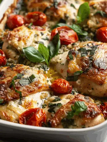 Baked Tuscan Chicken Casserole