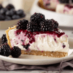 No Bake Blackberry Cheesecake