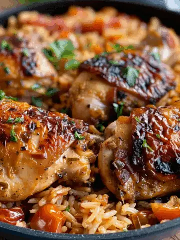 One-Pot Italian Tomato Chicken and Rice