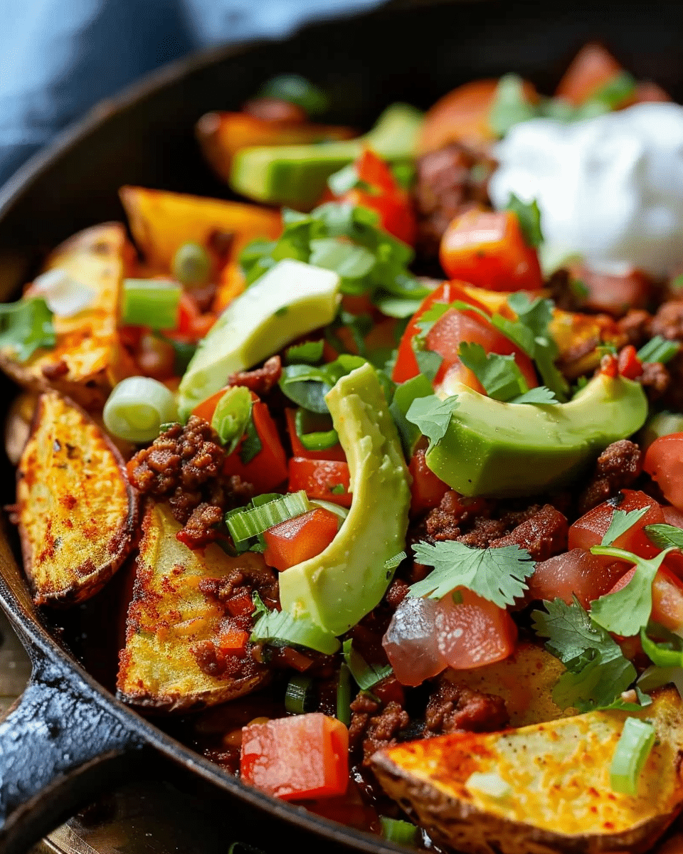 Mexican Beef Wedges