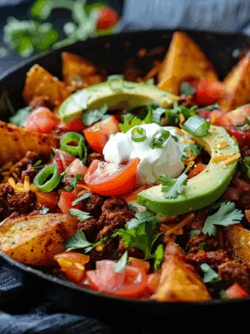 Mexican Beef Wedges