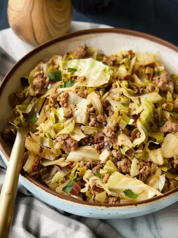 Ground Beef and Cabbage Skillet