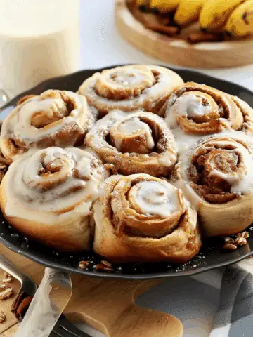 One-Bowl Banana Bread Cinnamon Rolls