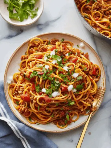 Taco Spaghetti