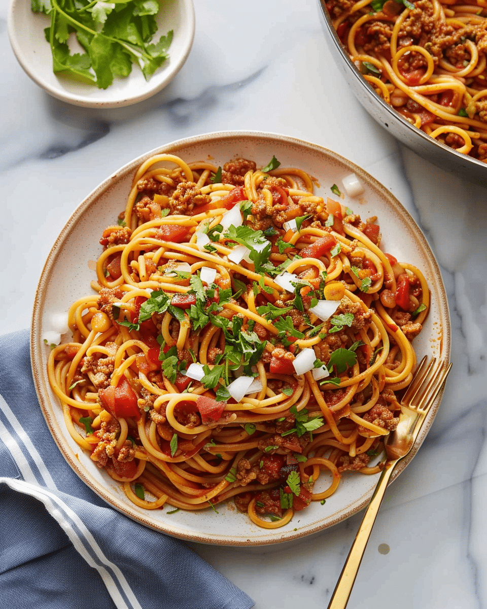 Taco Spaghetti