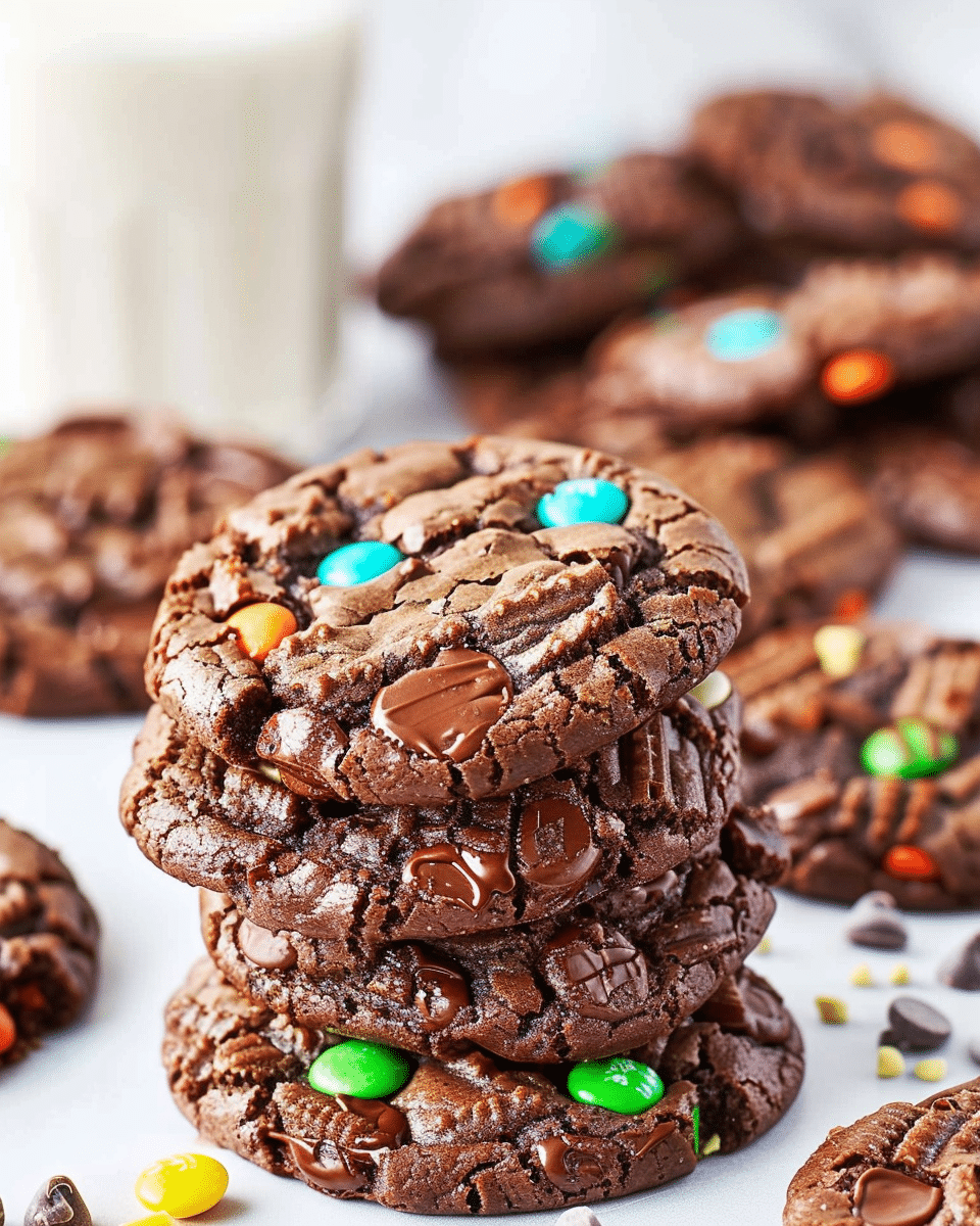 Loaded Brownie Mix Cookies