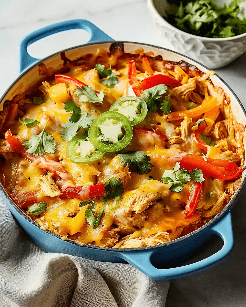 Chicken Fajita Casserole