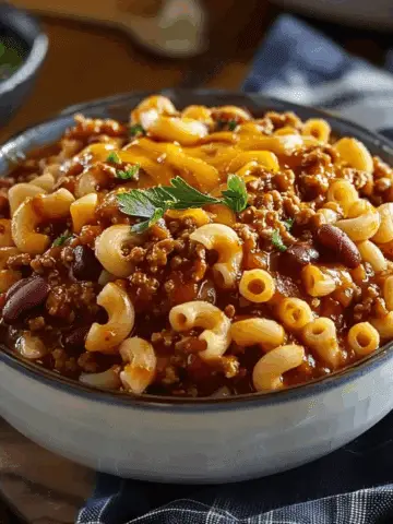 Coney Chili Mac Casserole