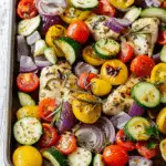 Sheet Pan Tomato and Artichoke Chicken