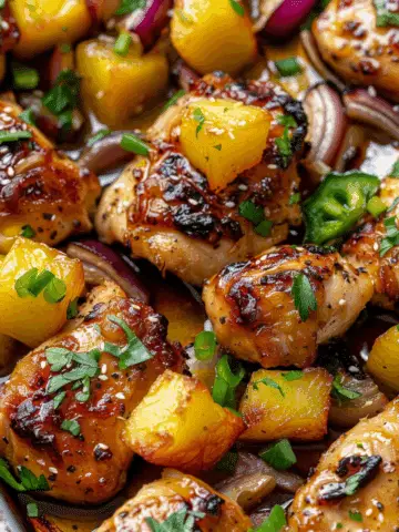 Hawaiian Chicken Sheet Pan