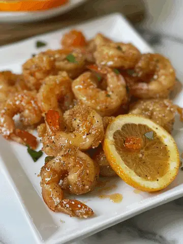 Honey Orange Firecracker Shrimp